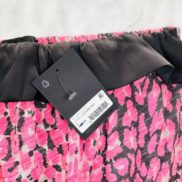 ATM ANTHONY THOMAS MELILLO Ruffle Trim Pink Leopard Jersey Jumpsuit Size Small - Picture 5 of 8